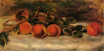 皮埃爾 奧古斯特 雷諾阿 Still Life with Peaches and Chestnuts 皮埃爾 奧古斯特 雷諾阿 Still Life with Peaches and Chestnuts